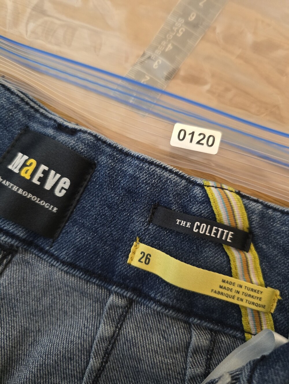 Maeve The Colette Crop High-Rise Wide-Leg Jean 26 Anthropologie Denim - Picture 5 of 12